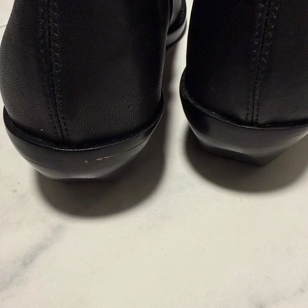 Madewell Sleek Black Leather Idris Boot - Picture 4 of 7